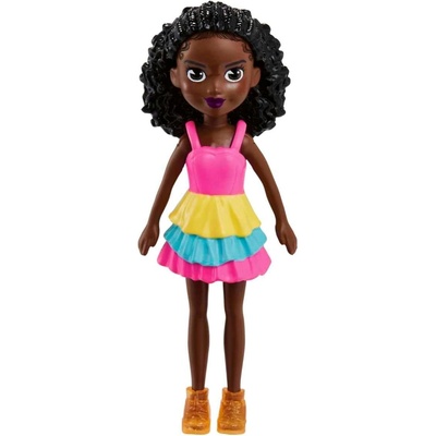 Mattel Mattel Polly Pocket - Лятна модна кукла с тъмен тен (HKV84) (85752)