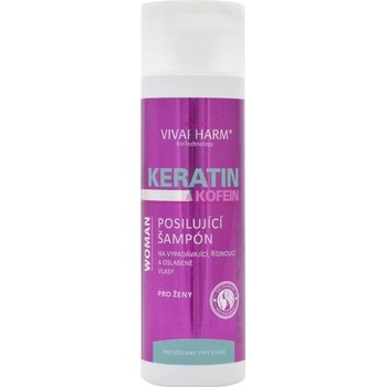 Vivaco kofeínový šampón s keratínom 200 ml
