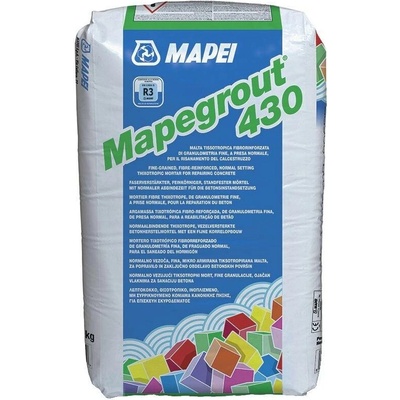 MAPEI Mapegrout 430 malta pro opravu betonových konstrukcí 25 kg Šedá – Sleviste.cz