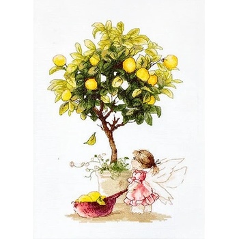 Luca-S Феята с лимоните - гоблен със схема b1111