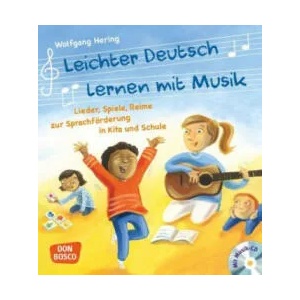 Leichter Deutsch lernen mit Musik, m. Audio-CD und Bildkarten, m. 1 Beilage | Wolfgang Hering (ISBN: 9783769823813)