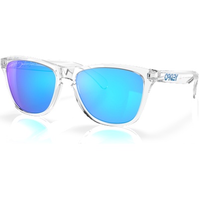 Oakley Слънчеви очила FROGSKINS с рамка Crystal Clear и с диапозитиви Prizm Sapphire Iridium 55 (OO9013-D055)