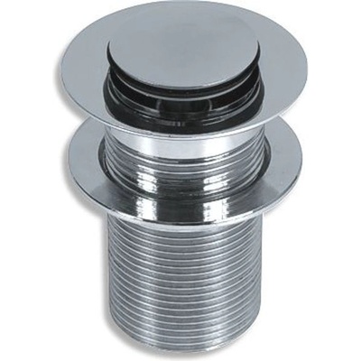 Novaservis Luxus vypúšťacia zátka pre umývadlo bez prepadu, chróm 38,0