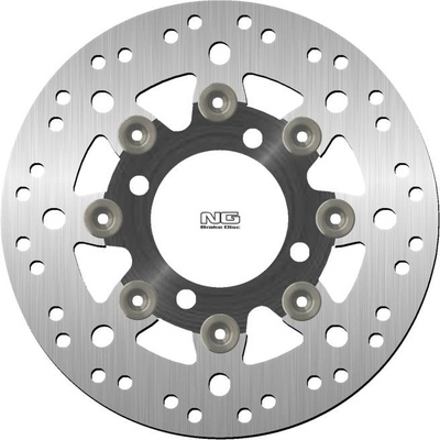 NG přední brzdový kotouč CF MOTO CFORCE 1000 19-21, CFORCE 450 17-21, CFORCE 520/550/820 17-21, CFORCE 600 20-21 (220X72X4mm) (4X10,25mm) (prostředek hliníkový)