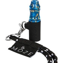 Moze Gold Náustok na krk Modrá