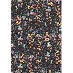 KALENDART 404 Намерени бележки C167N A5 Flowers Black бележник с цветни страници 26C167N-007 (26C167N-007)