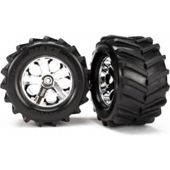 Traxxas колело 2.8" All-Star хром, гуми Maxx (чифт)