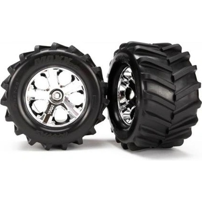 Traxxas колело 2.8" All-Star хром, гуми Maxx (чифт)