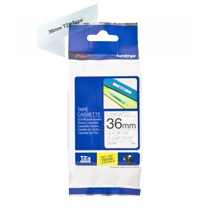 BROTHER ТИП TZ - 36 mm BLACK ON CLEAR TAPE - P№TZE161 (P№TZE161)