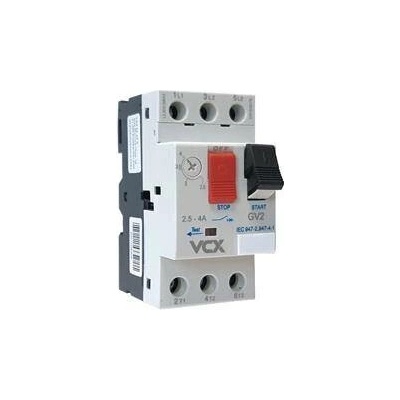 Motorový vypínač VCX 400 V IP20 2,5 A