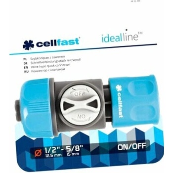 Cellfast Rýchlospojka s ventilom IDEAL 1/2" - 5/8"