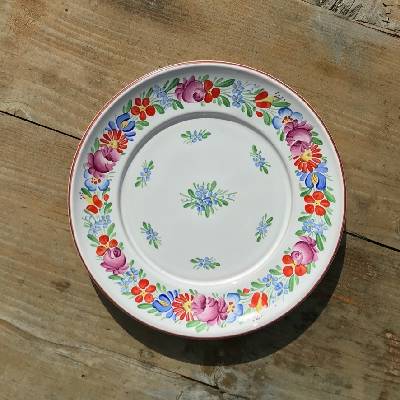 Keramika J&B Talíř dezertní, bílý ø 18 cm
