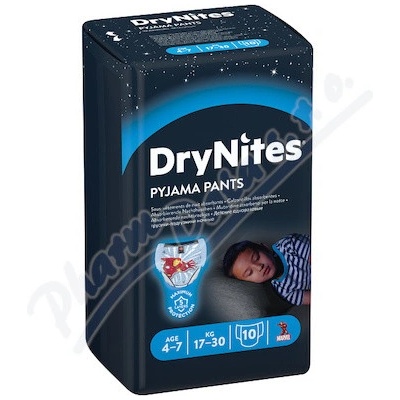 DryNites kalh.abs. pro chlapce 4-7let/17-30 kg /10 ks