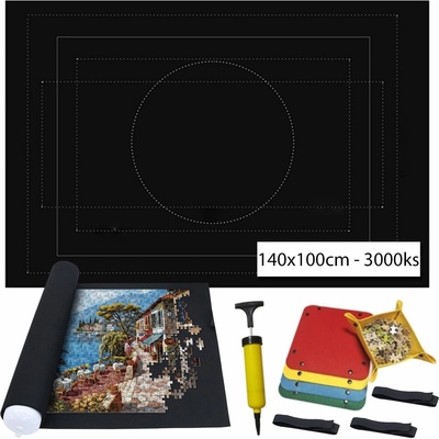 FunPlay 5066 Plstená podložka pod puzzle 140x100cm 3000ks