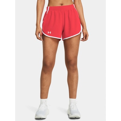 UNDER ARMOUR dámské kraťasy FLY BY 3'' SHORTS 1382438-713 červená