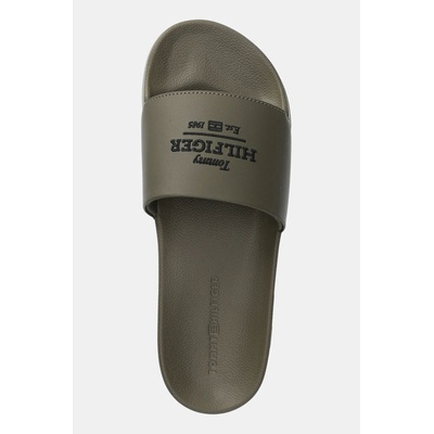 Tommy Hilfiger Чехли Tommy Hilfiger EMBROID HILFIGER 85 POOL SLIDE в зелено FM0FM05342 (FM0FM05342)