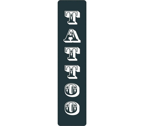 Ceduľa Tattoo