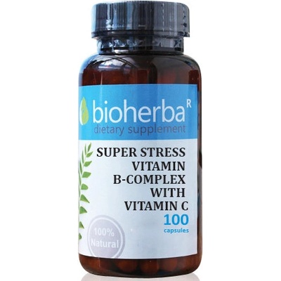 SUPER STRESS VITAMIN B-COMPLEX с Вит C | Bioherba (BH4274)