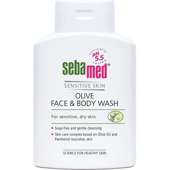 Image 1 of sebamed Измивна течност за лице и тяло с масло от маслина 200 мл