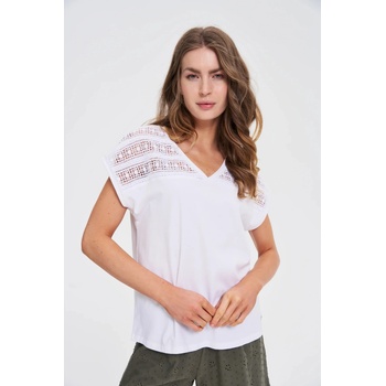 Moodo Бяла свободна блуза Moodo | Byal | ЖЕНИ | XS