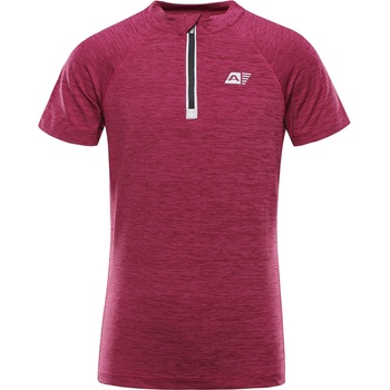 Alpine Pro Детска бързосъхнеща велосипедна тениска ALPINE PRO LATTERO 2 fuchsia red ALPINE PRO | Rozov | Момчешки | 116/122