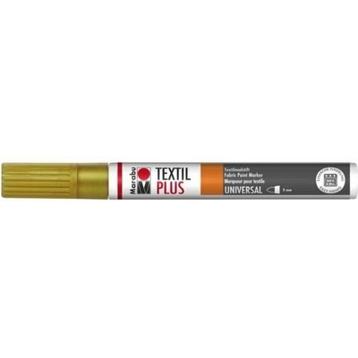 Marabu Popisovač na tmavý textil/zlatý 3 mm