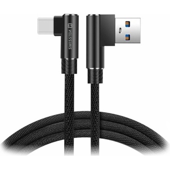 Swissten 71528000 USB USB-C, 1,2m, černý