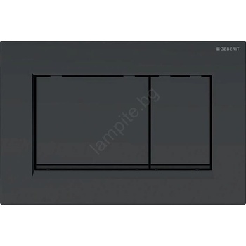 Geberit 115.883. 16.1 - Спускателен бутон Sigma30 24, 6x16, 4 cm матово черно (GB0016)