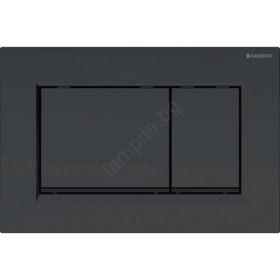 Geberit 115.883. 16.1 - Спускателен бутон Sigma30 24, 6x16, 4 cm матово черно (GB0016)