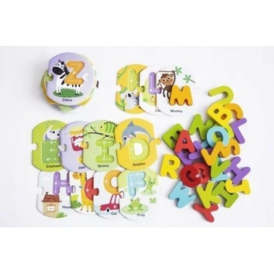 Tooky Toy puzzle priraď písmená
