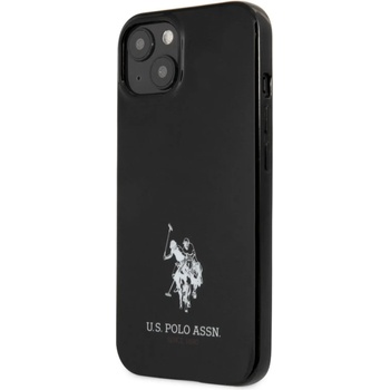 U.S. Polo Assn Гръб U. S. Polo TPU Horses Logo Hard Case за iPhone 13 Pro - Черен