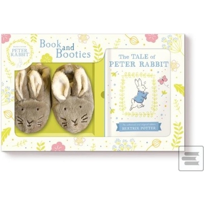 Tale of Peter Rabbit Book and First Booties Gift Set Potter Beatrix