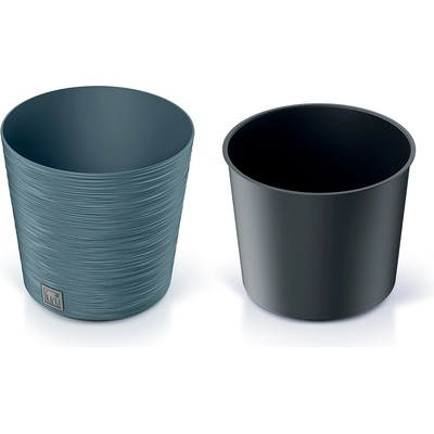 PROSPERPLAST FURU ROUND Kvetináč 25cm škandinávsky modrý