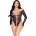 Leg Avenue Net and Lace Teddy 89370 Black