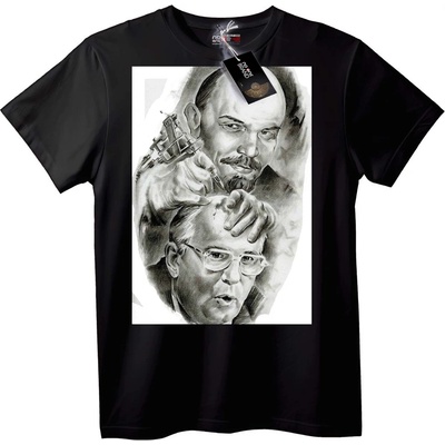 NOONEBRAND Тениска Мафиотски Пистолет - 2XL, White