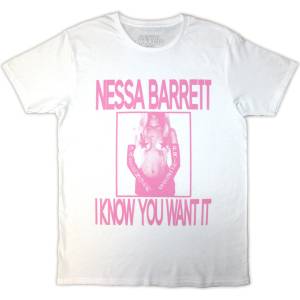 Nessa Barrett I Know You Want It White L Риза (NBTS01MW03)