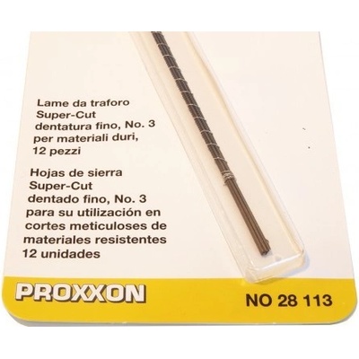 PROXXON Micromot Pílový list 25 mm Z 41 /12 ks pre lupienkovú pílu DS230/E, 28113