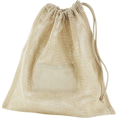 Westford Mill Síťovka W155, bio bavlna, stahovací šňůrka COT-50015510002 M Naturální
