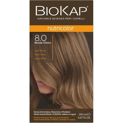 Biokap NutriColor barva na vlasy Světlý blond 8.0