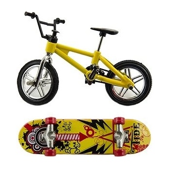 Teddies Skateboard prstový a koleso plast 10cm asst na karte