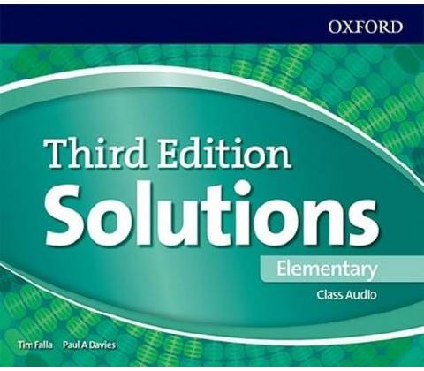 Solutions 3rd Edition Elementary Class Audio CDs 3