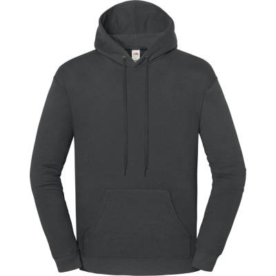 Fruit of the Loom ICONIC 250 СУИТШЪРТ С КАЧУЛКА / Унисекс суитшърт с качулка - антрацит XL (162294a3704)