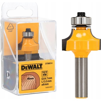 DeWALT DT90014 8mm zaoblovací stopková fréza 24.7mm