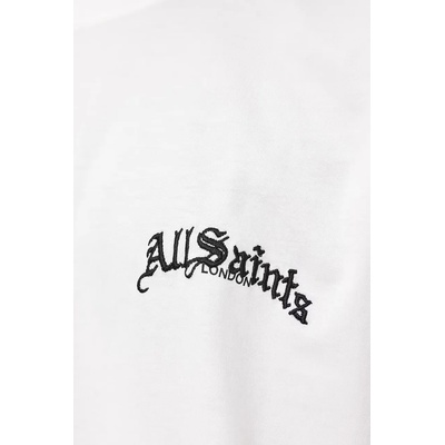 AllSaints Памучна тениска AllSaints DESCENT (M044PD)