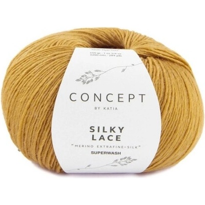 SILKY LACE Katia Farby SILKY LACE: 183 horčicová - VÝPREDAJ