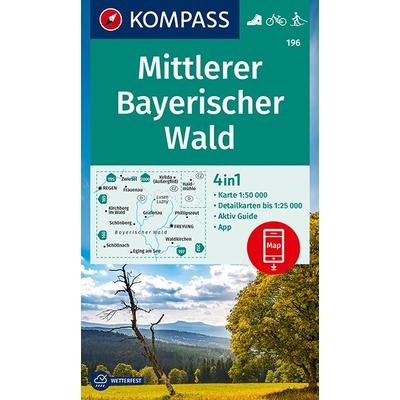 KV WK 196 Mittlerer Bayerischer Wald 1:50 000