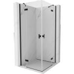Mexen Mist-H Duo отваряема душ кабина 85 x 85 см, прозрачна, черна - 8A5-085L-085P-70-00 (8A5-085L-085P-70-00)