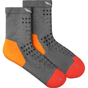 Salewa Дамски туристически чорапи Salewa Women's Pedroc Merino QRT Sock Walking socks - Light Grey Melange - размер 42-44 (EU) (201-7968-0113)