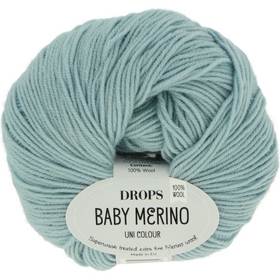 Drops Baby Merino 43 modrá šedá