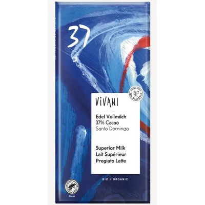 Vivani bio jemná mléčná Cacao Santo Domingo 37% kakaa 80 g